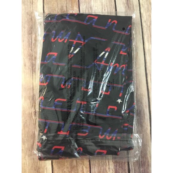 NWT LulaRoe TC2 Leggings black red blue Americana July 4th Holiday Patriotic NEW - Picture 2 of 3